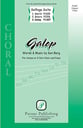 Galop Unison/Two-Part choral sheet music cover